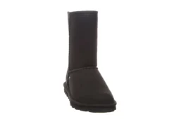 Bearpaw Womens Elle Short Vegan Fur Boot - Black -Shoe Sales Store US 01 300736 02