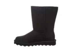Bearpaw Womens Elle Short Vegan Fur Boot - Black -Shoe Sales Store US 01 300736 03