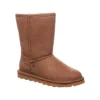 Bearpaw Womens Elle Short Vegan Fur Boot - Tan -Shoe Sales Store US 01 300737 00