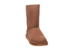 Bearpaw Womens Elle Short Vegan Fur Boot - Tan -Shoe Sales Store US 01 300737 02
