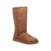 Bearpaw Womens Elle Tall Vegan Faux Fur Boot - Tan -Shoe Sales Store US 01 300742 00
