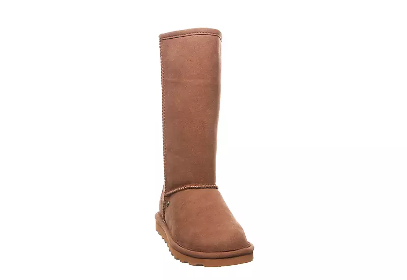Bearpaw Womens Elle Tall Vegan Faux Fur Boot - Tan 5 Bearpaw Womens Elle Tall Vegan Faux Fur Boot - Tan - Image 3