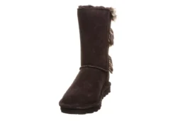Bearpaw Womens Eloise Wide Calf Fur Boot - Chocolate 11 Bearpaw Womens Eloise Wide Calf Fur Boot - Chocolate -Shoe Sales Store US 01 300746 02