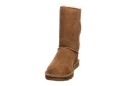 Bearpaw Womens Eloise Wide Calf Fur Boot - Tan -Shoe Sales Store US 01 300747 02