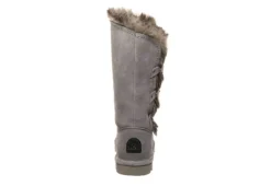 Bearpaw Womens Emery Fur Boot - Grey -Shoe Sales Store US 01 300749 04