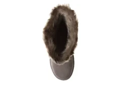 Bearpaw Womens Emery Fur Boot - Grey -Shoe Sales Store US 01 300749 05
