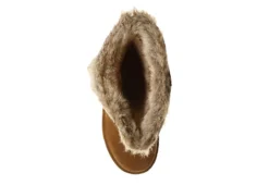 Bearpaw Womens Emery Fur Boot - Tan -Shoe Sales Store US 01 300750 05