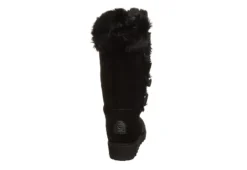 Bearpaw Womens Genevieve Fur Boot - Black -Shoe Sales Store US 01 300751 04