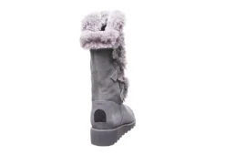 Bearpaw Womens Genevieve Fur Boot - Grey -Shoe Sales Store US 01 300752 04