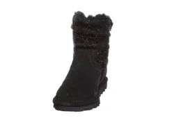 Bearpaw Womens Virginia Fur Boot - Navy -Shoe Sales Store US 01 300823 02