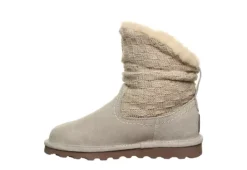 Bearpaw Womens Virginia Fur Boot - White -Shoe Sales Store US 01 300825 03