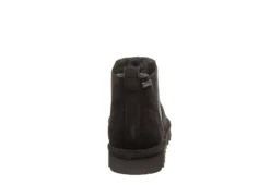 Bearpaw Womens Drew Short Fur Boot - Black -Shoe Sales Store US 01 301867 03