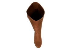 Eva & Zoe Womens Bria Wide Calf Tall Boot - Cognac -Shoe Sales Store US 01 301948 05