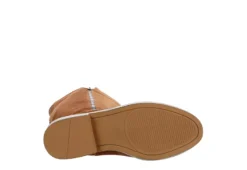 Eva & Zoe Womens Bria Wide Calf Tall Boot - Cognac -Shoe Sales Store US 01 301948 06