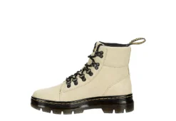 Dr. Martens Dr.martens Womens Combs Suede Combat Boot - Off White -Shoe Sales Store US 01 302022 03
