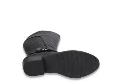 Easy Street Womens Luella Casual Tall Boot - Black -Shoe Sales Store US 01 302094 06