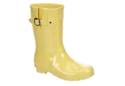 London Fog Womens Piccadilly Rain Boot - Yellow