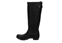 Hunter Boots Llc Womens Original Back Adj Gloss Rain Boot - Black -Shoe Sales Store US 01 302431 03