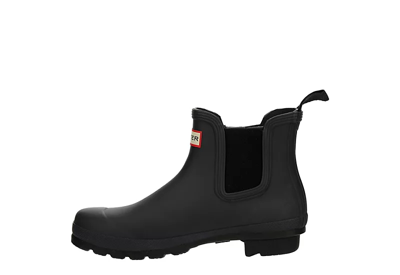 Hunter Boots Llc Womens Original Chelsea Rain Boot - Black 6 Hunter Boots Llc Womens Original Chelsea Rain Boot - Black - Image 4