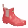 Hunter Boots Llc Womens Original Chelsea Gloss Rain Boot - Pink -Shoe Sales Store US 01 302441 00