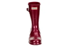 Hunter Boots Llc Womens Original Short Nebula Rain Boot - Burgundy -Shoe Sales Store US 01 302449 02
