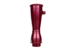 Hunter Boots Llc Womens Original Short Nebula Rain Boot - Burgundy -Shoe Sales Store US 01 302449 04