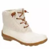 Sperry Womens Syren Gulf Sherpa Duck Boot - Ivory -Shoe Sales Store US 01 302507 00