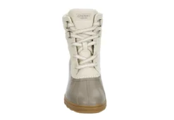 Sperry Womens Syren Gulf Heel Teddy Duck Boot - Taupe -Shoe Sales Store US 01 302510 02
