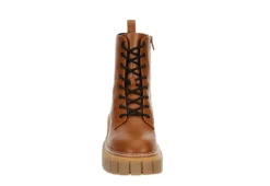 Madden Girl Womens Philly Lace Up Boot - Cognac -Shoe Sales Store US 01 302638 02