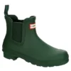 Hunter Boots Llc Womens Original Chelsea Rain Boot - Dark Green -Shoe Sales Store US 01 302665 00