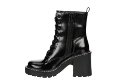 Madden Girl Womens Lion Lace-up Boot - Black -Shoe Sales Store US 01 302687 03