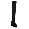 Madden Girl Womens Orin Over The Knee Boot - Black -Shoe Sales Store US 01 302699 00