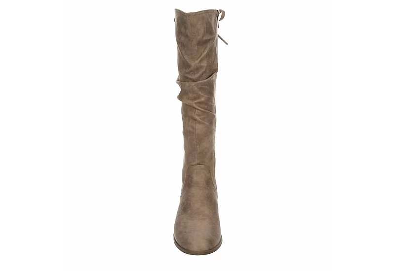 Xappeal Womens Cheyenne Wide Calf Tall Boot - Taupe 5 Xappeal Womens Cheyenne Wide Calf Tall Boot - Taupe - Image 3