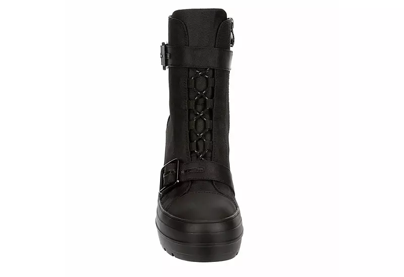 Limelight Womens Jasmyn Lace Up Boot - Black 5 Limelight Womens Jasmyn Lace Up Boot - Black - Image 3