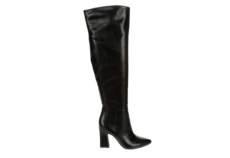 Michael By Michael Shannon Womens Camille Over The Knee Boot - Black 4 Michael By Michael Shannon Womens Camille Over The Knee Boot - Black - Image 2