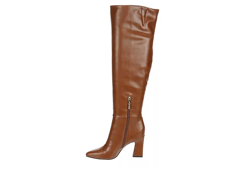 Michael By Michael Shannon Womens Camille Over The Knee Boot - Mocha 6 Michael By Michael Shannon Womens Camille Over The Knee Boot - Mocha - Image 4