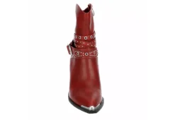 Michael By Michael Shannon Womens Dottie Western Boot - Red -Shoe Sales Store US 01 302819 02