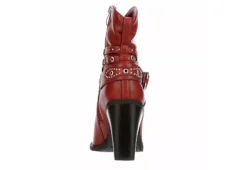 Michael By Michael Shannon Womens Dottie Western Boot - Red -Shoe Sales Store US 01 302819 04