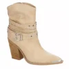 Michael By Michael Shannon Womens Dottie Western Boot - Beige -Shoe Sales Store US 01 302820 00