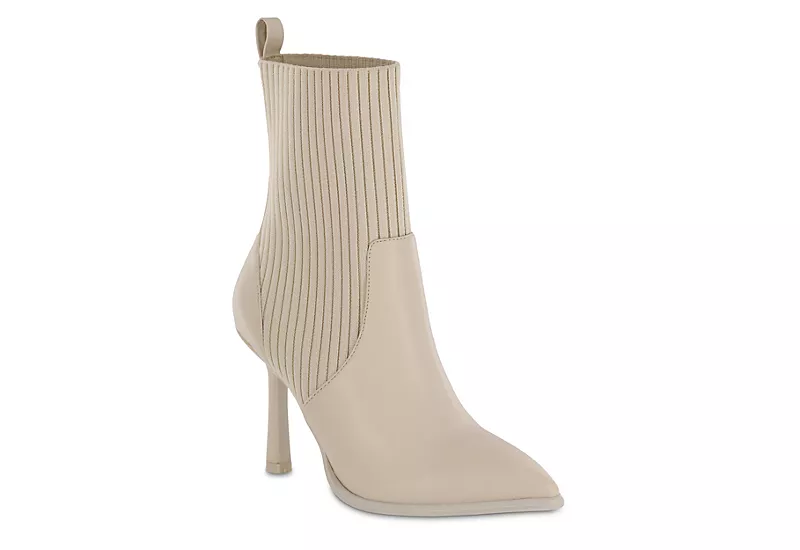 Mia Womens Bobbie Bootie - Off White 3 Mia Womens Bobbie Bootie - Off White