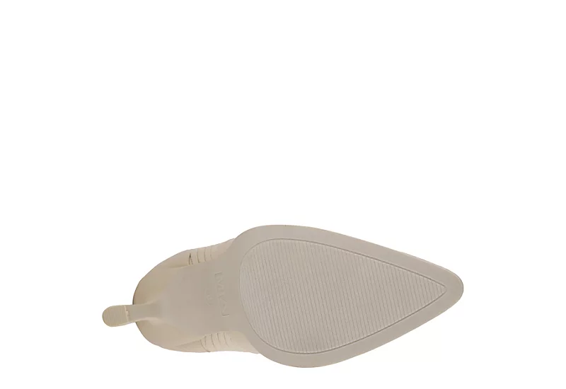 Mia Womens Bobbie Bootie - Off White 6 Mia Womens Bobbie Bootie - Off White - Image 4