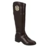 Michael By Michael Shannon Womens Brielle Tall Riding Boot - Dark Brown -Shoe Sales Store US 01 302836 00