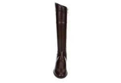 Michael By Michael Shannon Womens Brielle Wide Calf Tall Riding Boot - Dark Brown -Shoe Sales Store US 01 302837 02
