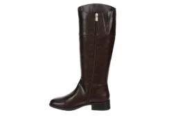 Michael By Michael Shannon Womens Brielle Wide Calf Tall Riding Boot - Dark Brown -Shoe Sales Store US 01 302837 03