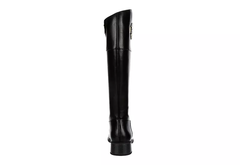 Michael By Michael Shannon Womens Brielle Tall Riding Boot - Black 7 Michael By Michael Shannon Womens Brielle Tall Riding Boot - Black - Image 5