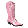Madden Girl Womens Redford Western Boot - Pink -Shoe Sales Store US 01 302845 00