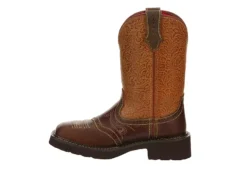 Justin Womens Starlina Western Boot - Brown -Shoe Sales Store US 01 302863 03