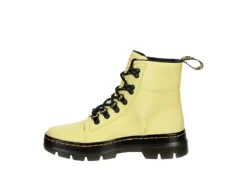 Dr. Martens Dr.martens Womens Combs Nylon Combat Boot - Yellow -Shoe Sales Store US 01 302908 03