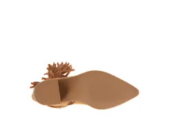 Journee Collection Womens Hartly Fringed Wide Calf Dress Boot - Tan -Shoe Sales Store US 01 303180 06