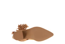 Journee Collection Womens Hartly Fringed Extra Wide Calf Dress Boot - Tan -Shoe Sales Store US 01 303185 06